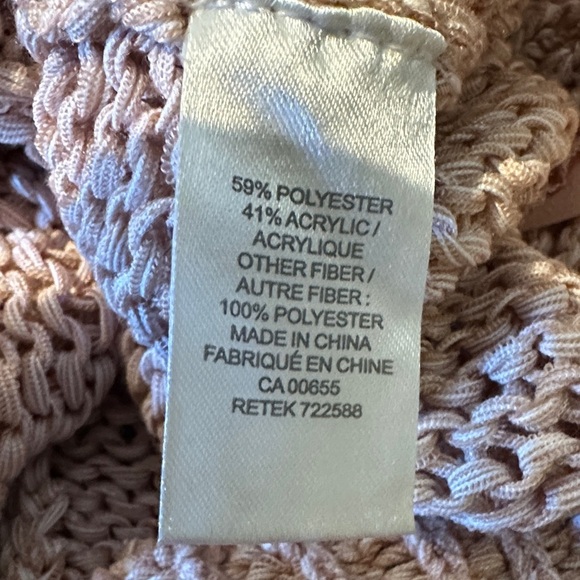 RW&CO. Pink/tan Knit Sweater - Picture 5 of 6